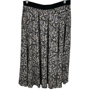 Vince Camuto Floral Midi Skirt Size XXL